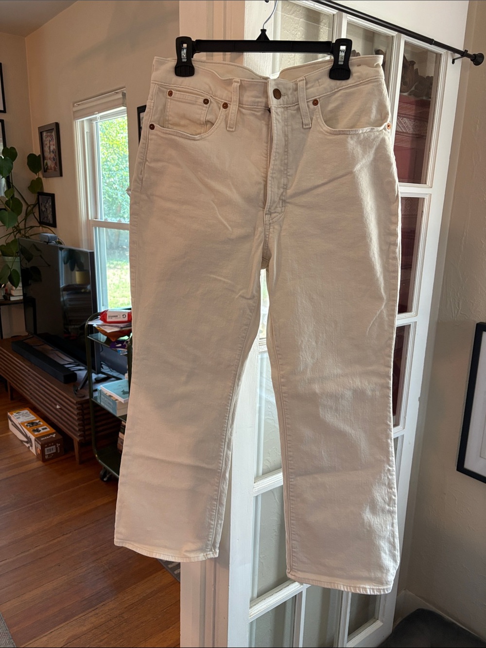 Madewell Perfect Vintage Flare Crop Jean (Vintage Canvas/30)